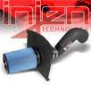 Injen® Power-Flow Cold Air Intake (Wrinkle Black) - 07-08 Chevy Avalanche 5.3L V8 (w/ Heat Shield)