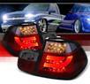 Sonar® LED Tail Lights (Red/Smoke) - 02-05 BMW 330i E46 4dr Sedan (w/ Strip Style)