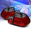 Sonar® LED Tail Lights (Red/Smoke) - 99-01 BMW 330i E46 4dr Sedan