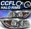 KS® CCFL Halo Projector Headlights (Chrome) - 07-08 BMW 335i 4dr E90