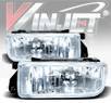 WINJET® OEM Style Fog Light Kit (Clear) - 96-99 BMW 328i Convertible E36 3 Series (OEM Replacement Only)