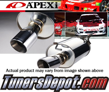 APEXi® WS2 Universal Muffler - Non-Turbo 60mm inlet (Left Offset)