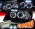 HID Xenon + SPEC-D® Halo LED Projector Headlights (Glossy Black) - 99-04 Jeep Grand Cherokee