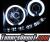 HID Xenon + Sonar® LED CCFL Halo Projector Headlights (Black) - 05-07 Ford F-450 F450