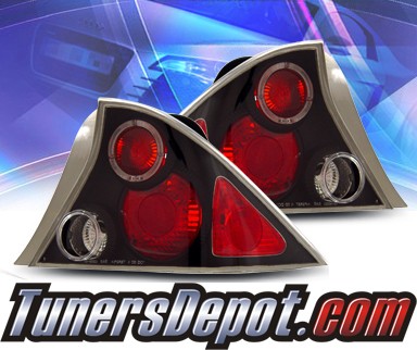 KS® Altezza Tail Lights (Black) - 01-03 Honda Civic 2dr.