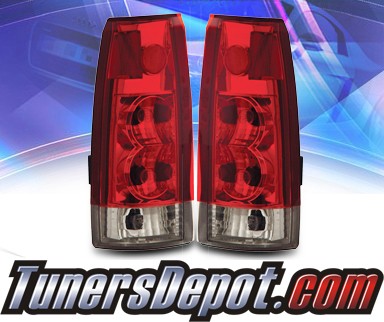 KS® Altezza Tail Lights (Red/Clear) - 99-00 Cadillac Escalade