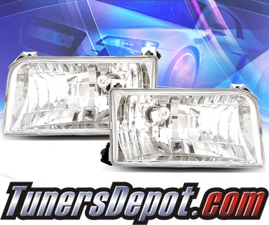 KS® Crystal Headlights - 92-96 Ford F-150 F150
