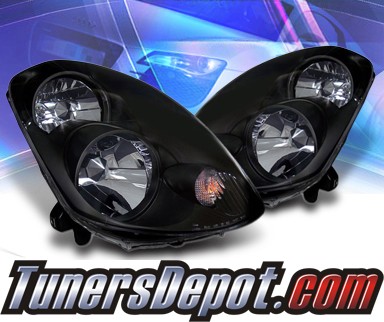 KS® Crystal Headlights (Black) - 03-04 Infiniti G35 4dr Sedan