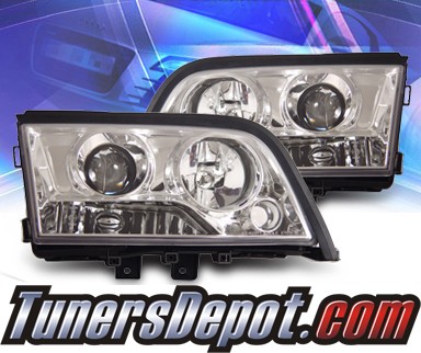 KS® Halo Projector Headlights - 94-00 Mercedes-Benz C230 Sedan W202 without Stock HID