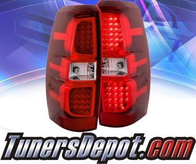 KS® LED Tail Lights (Red/Clear) - 07-14 Chevy Avalanche