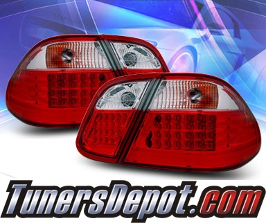 KS® LED Tail Lights (Red/Clear) - 98-02 Mercedes-Benz CLK320 W208