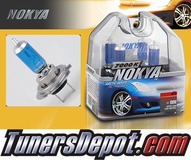 NOKYA® Arctic White Headlight Bulbs (Low Beam) - 03-06 Audi A4 Cabriolet, w/ Replaceable Halogen Bulbs (H7)