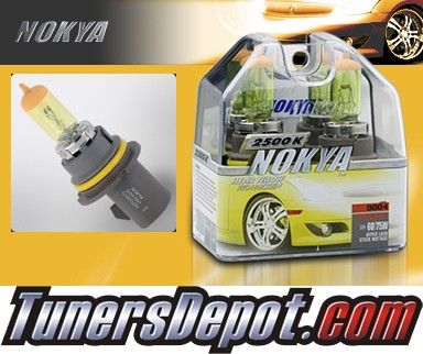 NOKYA® Arctic Yellow Headlight Bulbs - 85-87 Audi 4000 (9004/HB1)