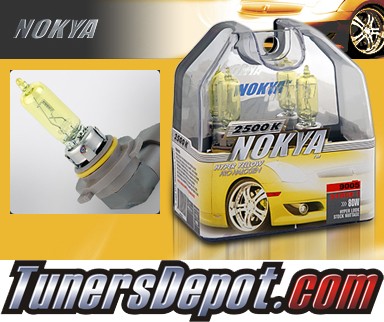 NOKYA® Arctic Yellow Headlight Bulbs (High Beam) - 03-06 Lincoln Town Car w/ Replaceable Halogen Bulbs (9005/HB3)