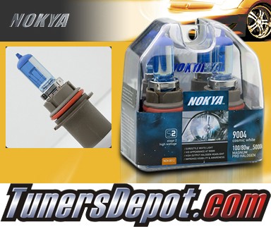 NOKYA® Cosmic White Headlight Bulbs - 85-92 Nissan Sentra (9004/HB1)