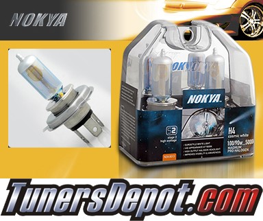 NOKYA® Cosmic White Headlight Bulbs  - 99-02 Saab 9-3 (H4/HB2/9003)