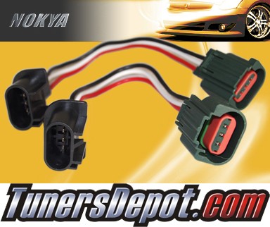 NOKYA® Heavy Duty Headlight Harnesses - 2011 Dodge Ram Pickup w/ 2 Headlight System (H13/9008)