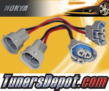 NOKYA® Heavy Duty Headlight Harnesses (High Beam) - 02-04 Porsche 911 w/ Replaceable Halogen Bulbs (H9)