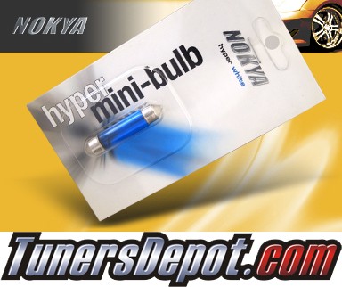 NOKYA® Hyper White License Plate Bulbs - 2009 BMW 535i 4dr E60/E61 