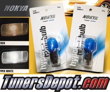NOKYA® Hyper White Rear Turn Signal Light Bulbs - 2009 Mazda B2300 Pickup Truck 