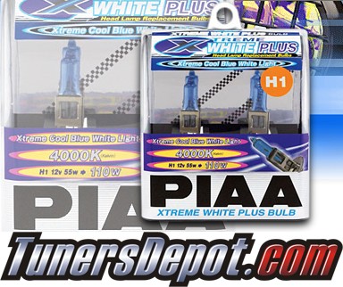 PIAA® Xtreme White Plus Fog Light Bulbs - 01-06 Mazda Tribute (H1)
