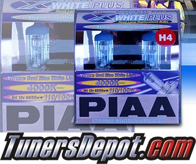 PIAA® Xtreme White Plus Headlight Bulbs  - 01-02 KIA Rio (H4/HB2/9003)