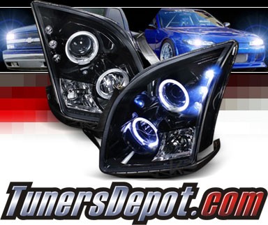 SPEC-D® Halo LED Projector Headlights (Glossy Black) - 06-09 Ford Fusion