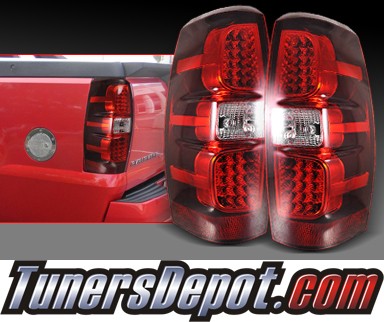 SPEC-D® LED Tail Lights (Red) - 07-14 Chevy Avalanche