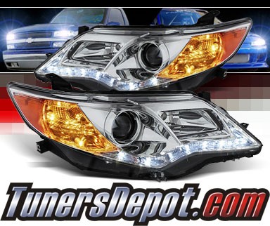 Sonar® DRL LED Projector Headlights - 12-14 Toyota Camry