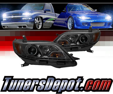Sonar® DRL LED Projector Headlights (Smoke) - 15-17 Toyota Sienna SE/XE