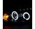 Sonar® LED CCFL Halo Projector Headlights (Black) - 06-07 Chevy Monte Carlo