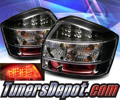 Sonar® LED Tail Lights (Black) - 04-05 Audi S4 Sedan 