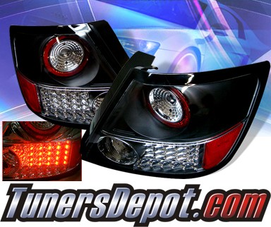 Sonar® LED Tail Lights (Black) - 05-10 Scion TC
