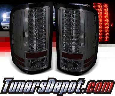 Sonar® LED Tail Lights (Smoke) - 07-13 GMC Sierra