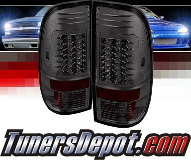 Sonar® LED Tail Lights (Smoke) - 99-07 Ford F-550 F550 (Gen 2)
