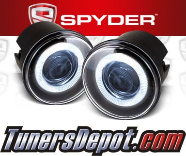 Spyder® Halo Projector Fog Lights (Clear) - 2006 Doge Charger SRT8 SRT-8