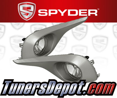 Spyder® OEM Fog Lights (Clear) - 11-13 Toyota Highlander (Factory Style)