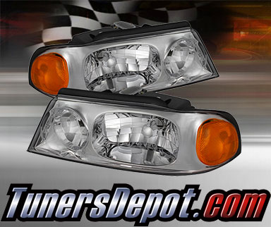 TD® Crystal Headlights (Chrome) - 98-02 Lincoln Navigator