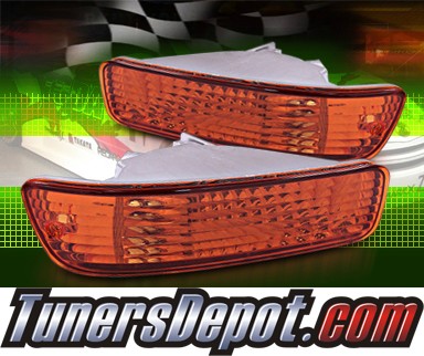 TD® Front Bumper Signal Lights (Amber) - 92-93 Acura Integra