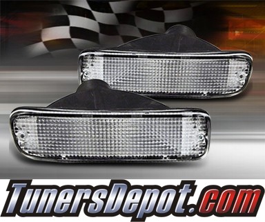 TD® Front Bumper Signal Lights (Clear) - 95-00 Toyota Tacoma 2WD