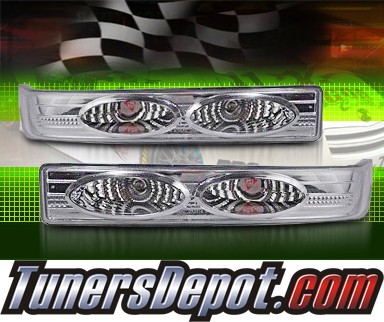 TD® Front Bumper Signal Lights (Euro Clear) - 98-04 Chevy S10 S-10