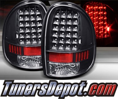 TD® LED Tail Lights (Black) - 96-00 Dodge Caravan