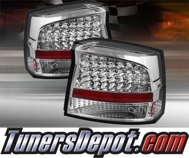 TD® LED Tail Lights (Chrome) - 06-08 Dodge Charger