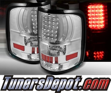TD® LED Tail Lights (Red/Clear) - 04-08 Ford F150 F-150 Fleetside