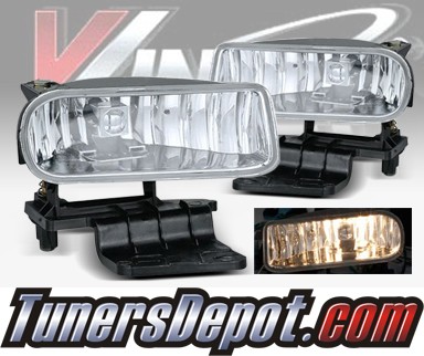 WINJET® OEM Style Fog Light Kit (Clear) - 99-02 Chevy Silverado (OEM Replacement Only)