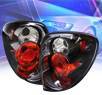 Sonar® Altezza Tail Lights (Black) - 01-06 Dodge Caravan