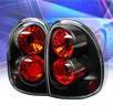 Sonar® Altezza Tail Lights (Black) - 96-00 Dodge Caravan