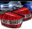 Sonar® LED Tail Lights (Red⁄Clear) - 02-05 Audi A4 Sedan