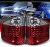 Sonar® LED Tail Lights (Red/Clear) - 94-04 Chevy S10 S-10