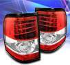 Sonar® LED Tail Lights (Red⁄Clear) - 02-05 Mercury Mountaineer